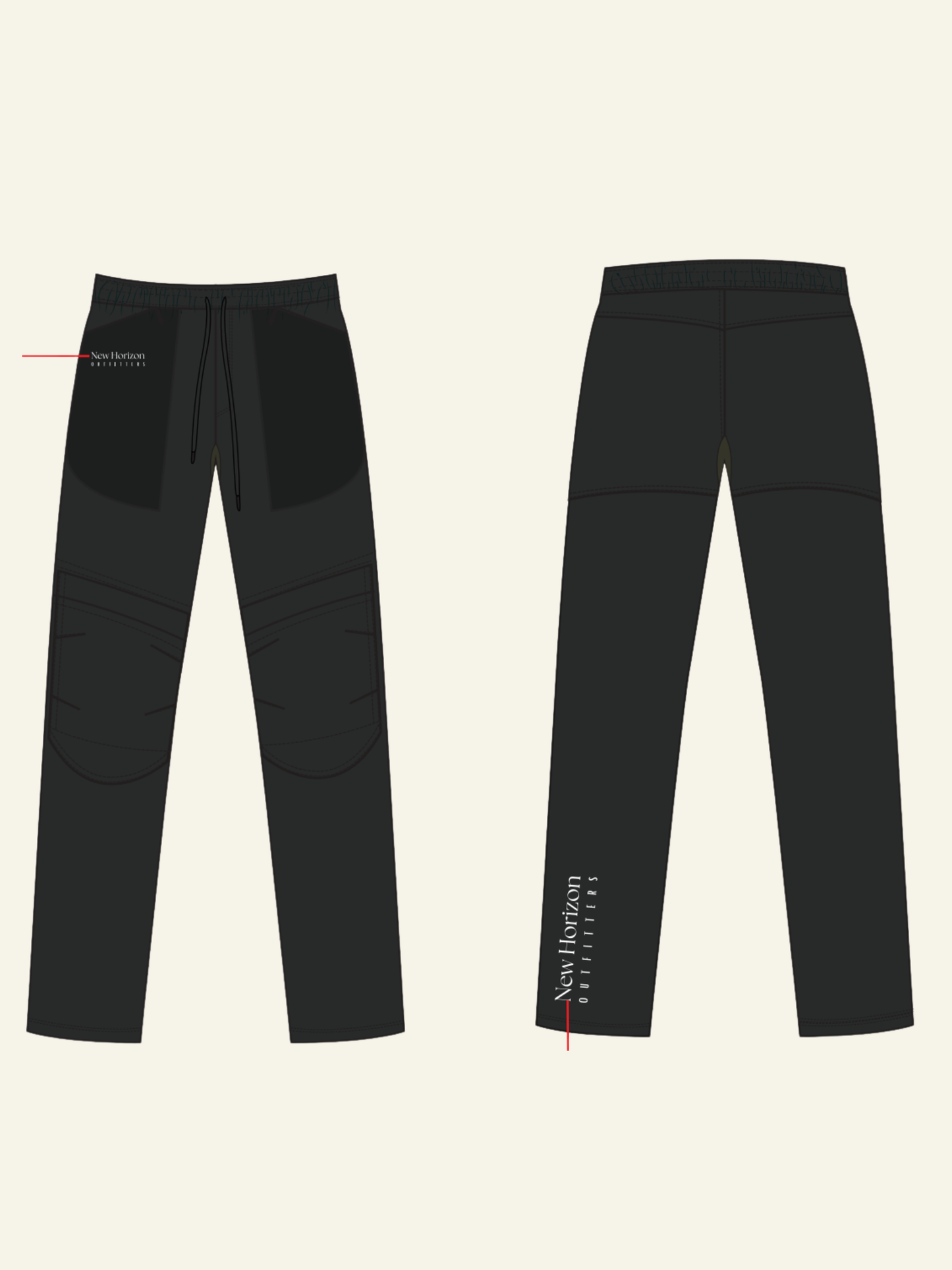 Pre-Order Men's Summer Charcoal Pants